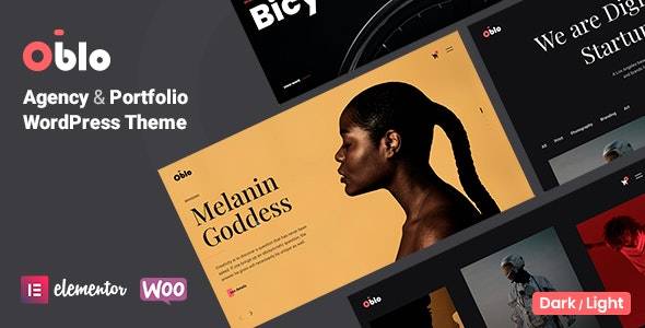 Oblo v2.0.4 – Portfolio Showcase WordPress Theme Download