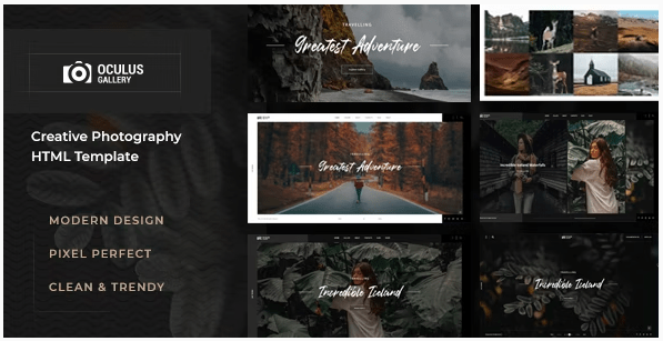 Oculus - Photography HTML Template