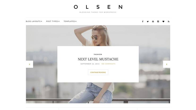 Olsen CSS Igniter Blogging WordPress Theme v2.8.2 Download