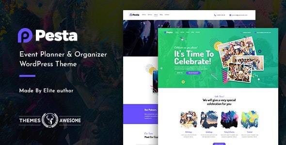 Pesta v1.5 – Event Planner & Organizer WordPress Theme Download