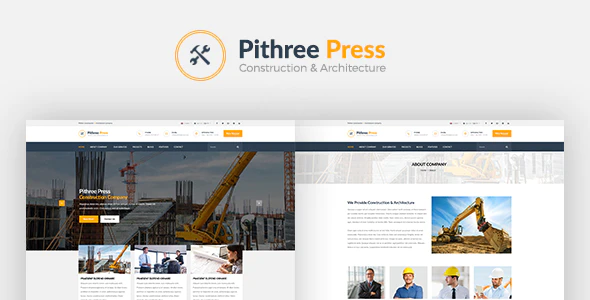 Pithree – v2.1 Construction & Building WordPress Theme Download