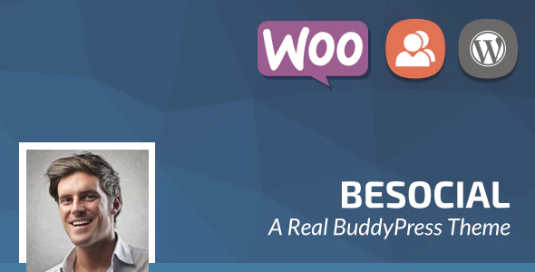 Besocial v.4.7 BuddyPress Social Network & Community WordPress Theme Download