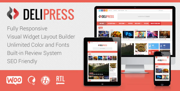 DeliPress v3.9 – Magazine and Review WordPress Theme Download