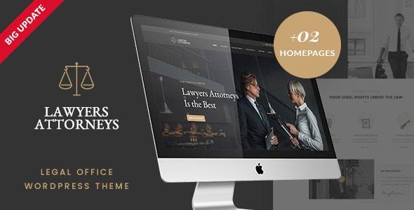 Lawyer Attorneys –v3.2.5 Law Firm Office WordPress Theme Download