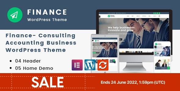 Finance v1.4.8 – Consulting Accounting WordPress Theme Download