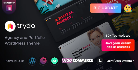 Trydo v1.5.0 – Creative Agency & Portfolio WordPress Theme Download