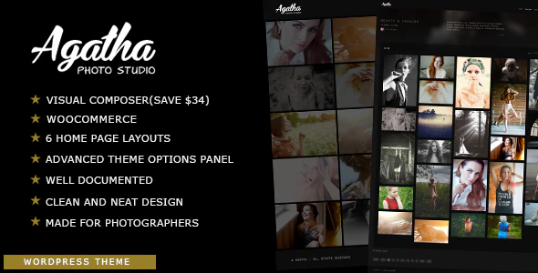 Agatha Art Gallery Photography Theme v2.4.4 Download