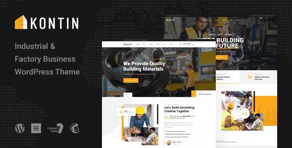 Kontin v1.0.1 – Industrial & Factory WordPress Theme Download