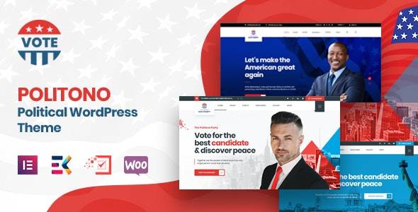 Politono v2.4 Political Election Campaign WordPress Theme Download