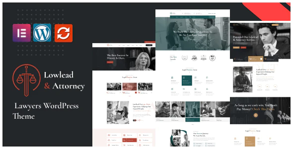 Lowlead v1.0.3 – Attorney & Lawyers WordPress Theme Download