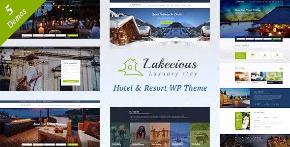 Lakecious v.3.0 Resort and Hotel WordPress Theme Download