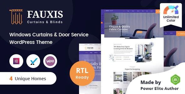 Fauxis v2.0.0 – Windows Curtains WordPress Theme + RTL Download