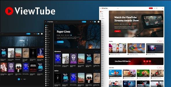 ViewTube Video Streaming WordPress Theme v1.1.9 Download