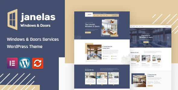 Janelas v1.0.6 – Windows & Doors Services WordPress Theme Download