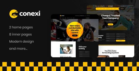 Conexi v3.0 – Taxi Booking Service WordPress Theme + RTL Download