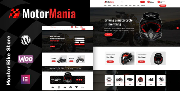 MotorMania v1.0.8 (Updated) – Motorcycle Accessories WooCommerce WordPress Theme Download