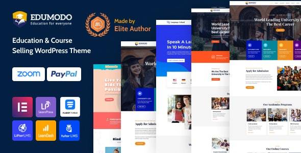 Edumodo v4.4.3 Education WordPress Theme Download