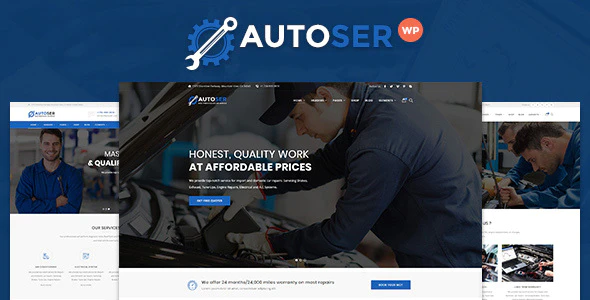 Autoser v1.1.0 – Car Repair and Auto Service WordPress Theme Download