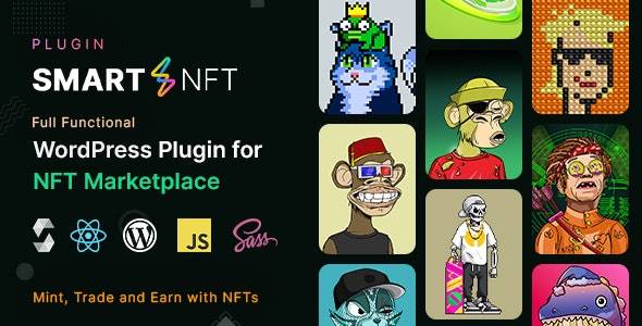 SmartNFT v1.6.2 (Activated) – NFT Marketplace WordPress Plugin Download