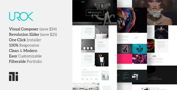 Urok Fashion Photography WordPress Theme v2.1.2 Download