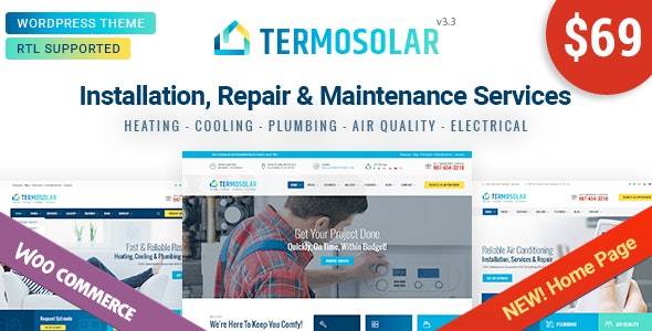 Termosolar Maintenance Services WordPress Theme v3.5 Download