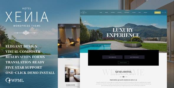 Hotel Xenia – v2.7.6 Resort & Booking WordPress Theme Download