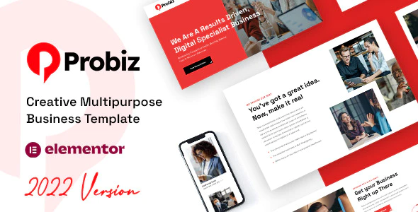 Probiz v4.1 – Multipurpose Business and Corporate WordPress Theme Download