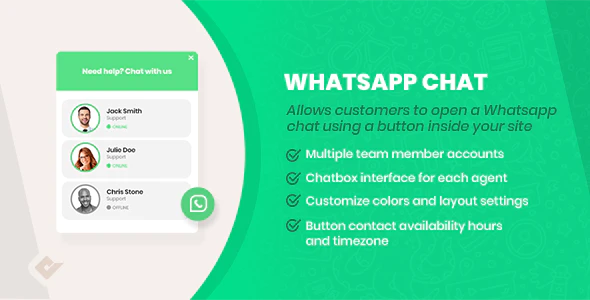 WhatsApp Chat Box by QuadLayers v2.7.1 WordPress Plugin Download