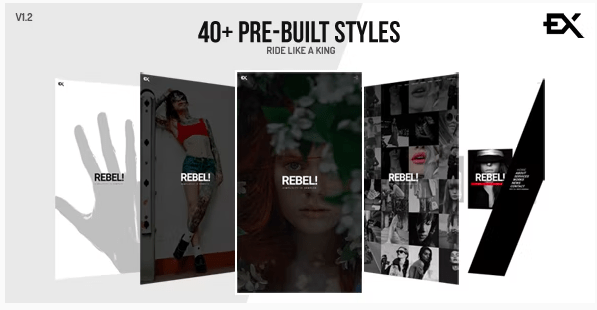 Rebel v1.2 – Creative Portfolio Template