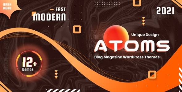 Atoms v1.9 Magazine and Blog WordPress Theme Download