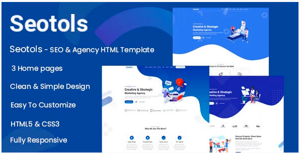 Seotols v1.0 – SEO And Agency HTML Template