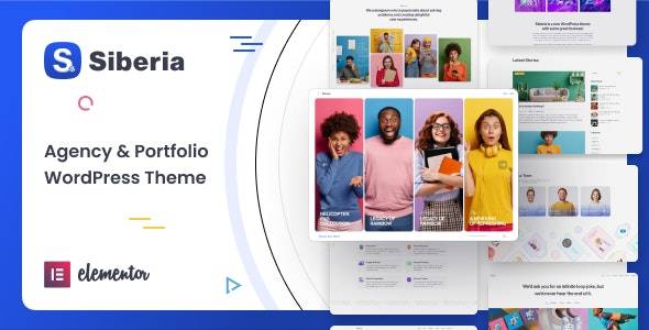 Siberia –v.1.0 Portfolio WordPress Theme Download