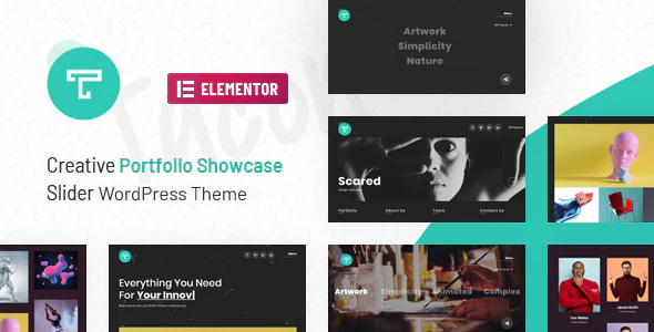 Tacon v1.6 – Showcase Portfolio WordPress Theme Download