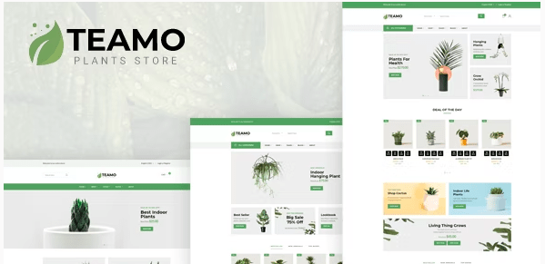 Teamo - Plants Store HTML Template