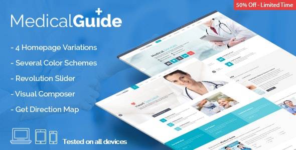 MedicalGuide –v2.1.1 Health and Medical WordPress Theme Download