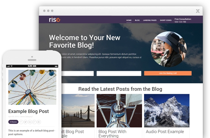 Rise Thrive Blog WordPress Theme v.2.11.1 Download