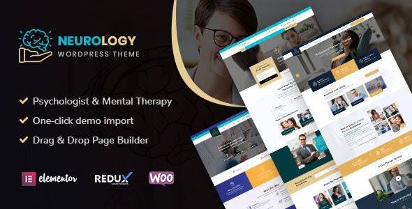 Neurology v1.1 (Updated) – Psychology & Counseling WordPress Theme Download