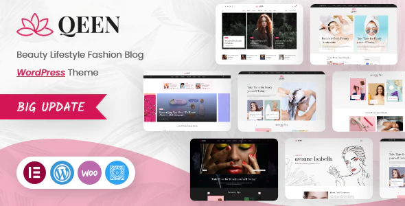 Qeen v1.1 – Fashion Lifestyle Blog WordPress Theme Download