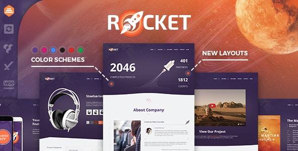 Rocket v2.9.3 – Creative Multipurpose WordPress Theme Download