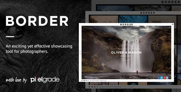 BORDER – v.1.9.3 Delightful Photography WordPress Theme Download