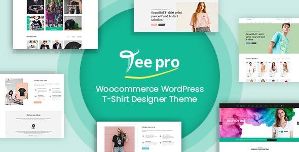 TEEPRO v3.7.2 – Woocommerce Custom T-Shirt Designer WordPress Theme Download