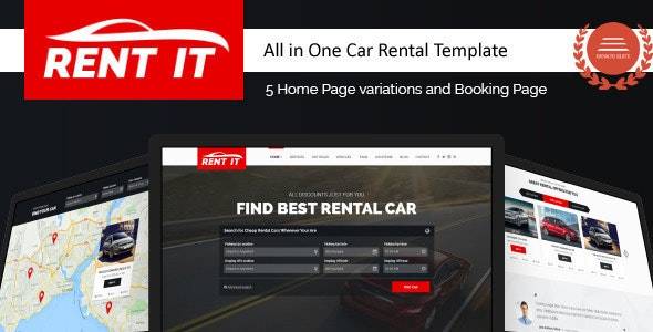 Rentit v1.8.5 – Multipurpose Vehicle Car Rental WordPress Theme Download