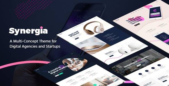 Synergia – v.1.4 Digital Agency WordPress Theme Download