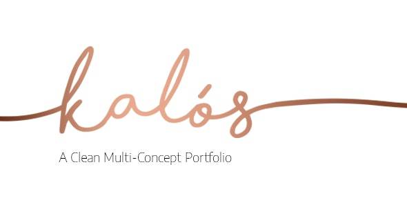 Kalόs – v.1.4 Portfolio WordPress Theme Download