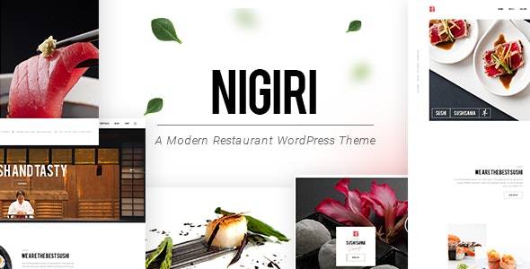 Nigiri v1.4 – Restaurant WordPress Theme Download