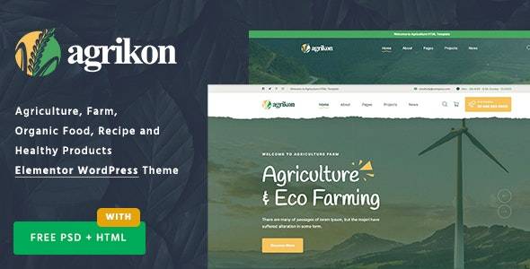 Agrikon v.1.2.3 – Organic Food & Agriculture WooCommerce WordPress Theme Download