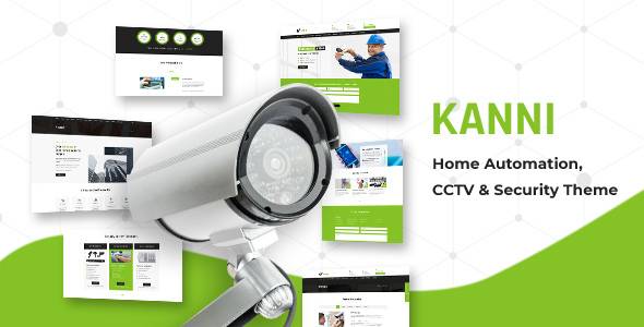 Kanni v.2.2 Home Automation CCTV Security WordPress Theme Download