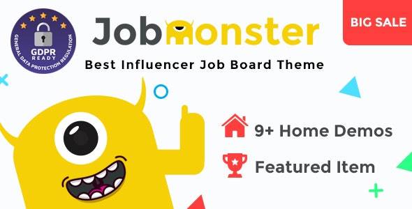 Jobmonster Theme v4.7.0 – Job Board WordPress Theme Download