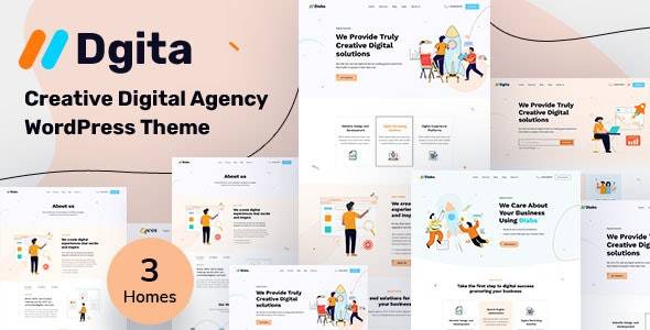 Dgita v.1.0 – Creative Digital Agency WordPress Theme Download