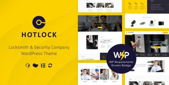 HotLock v1.3.9 Locksmith & Security Systems WordPress Theme + RTL Download (Updated)